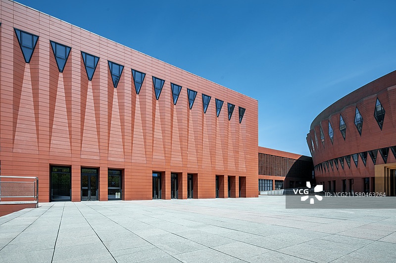 清华大学清华新学堂，校园，清华大学，地面，广场，背景，建筑空间图片素材