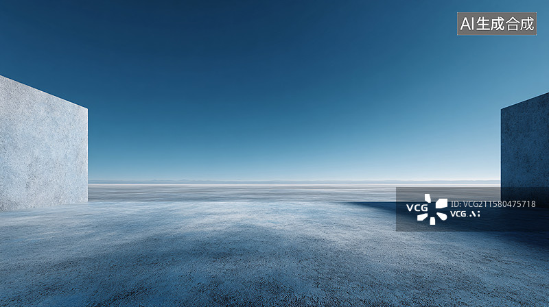 【AI数字艺术】建筑平台空间图片素材