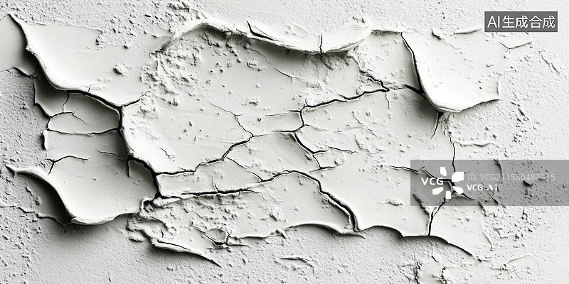 【AI数字艺术】干裂墙面复古场景图片素材