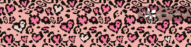 无缝的豹纹或美洲虎纹理图案图片素材