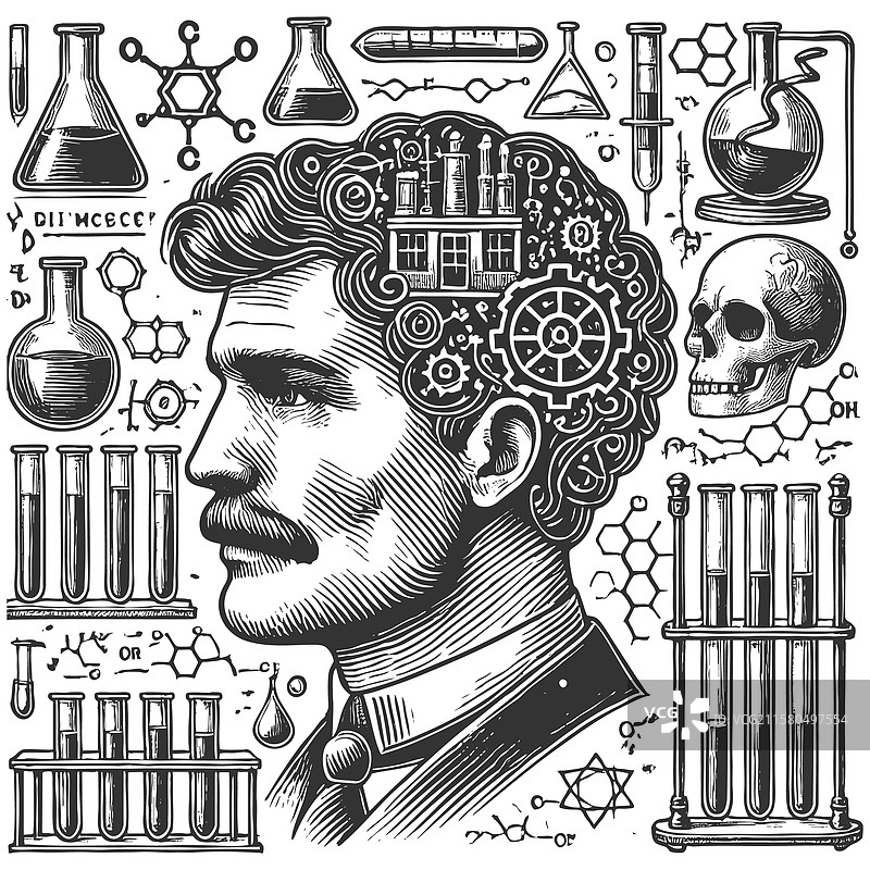 超现实的科学与教育图片素材