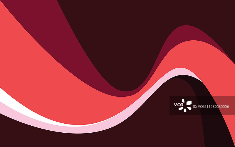 红色波浪几何抽象背景图片素材