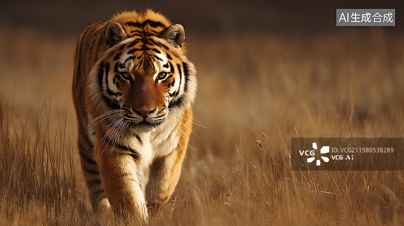 【AI数字艺术】老虎的特写镜头图片素材