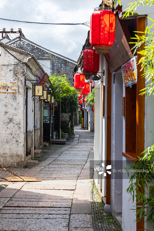 江南水乡无锡市南长街清名桥古运河风景区南下塘风光图片素材