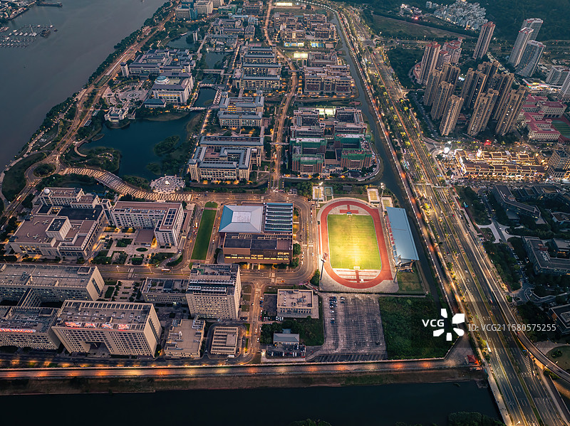 澳门大学珠海横琴校区图片素材