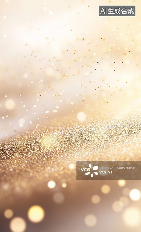 【AI数字艺术】金色闪光背景图片素材