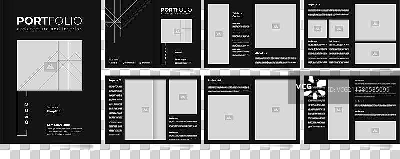 公司宣传册模板图片素材