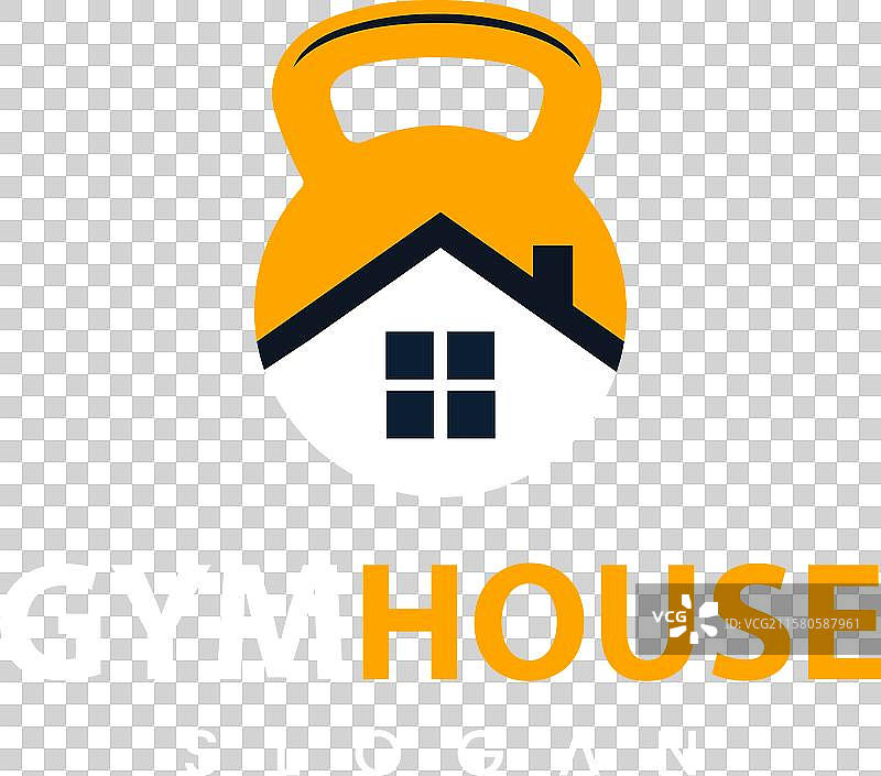 健身中心标志和健身房及健身屋标志图片素材