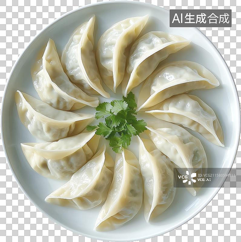 【AI数字艺术】一盘蒸饺图片素材