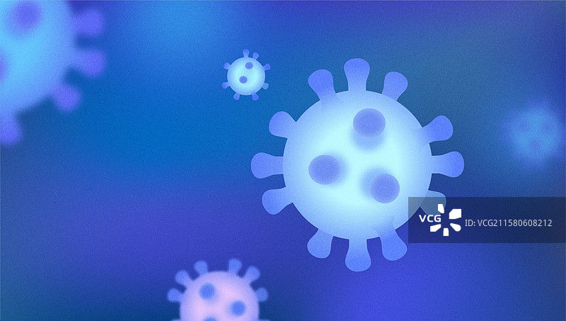 流感疫情病毒模型细胞变异毒株病毒性流感图片素材