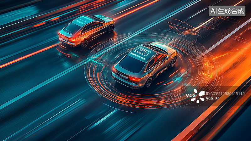 【AI数字艺术】未来科技感智能汽车图片素材