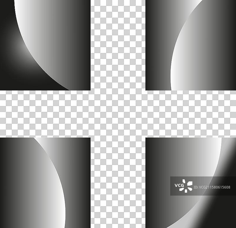 四种变体的抽象渐变方块图片素材