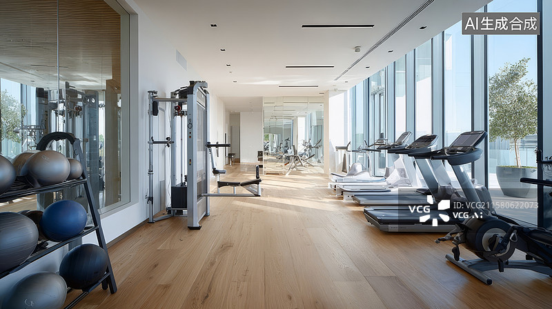 【AI数字艺术】健身房素材图片图片素材