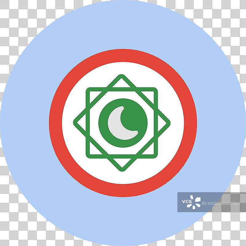 鲁布艾尔希兹平面圆形图标图片素材