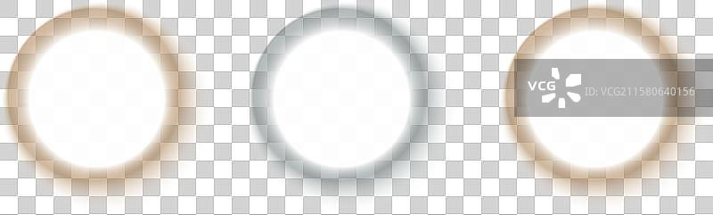 金色、铜色和银色圆形戒指框架图片素材