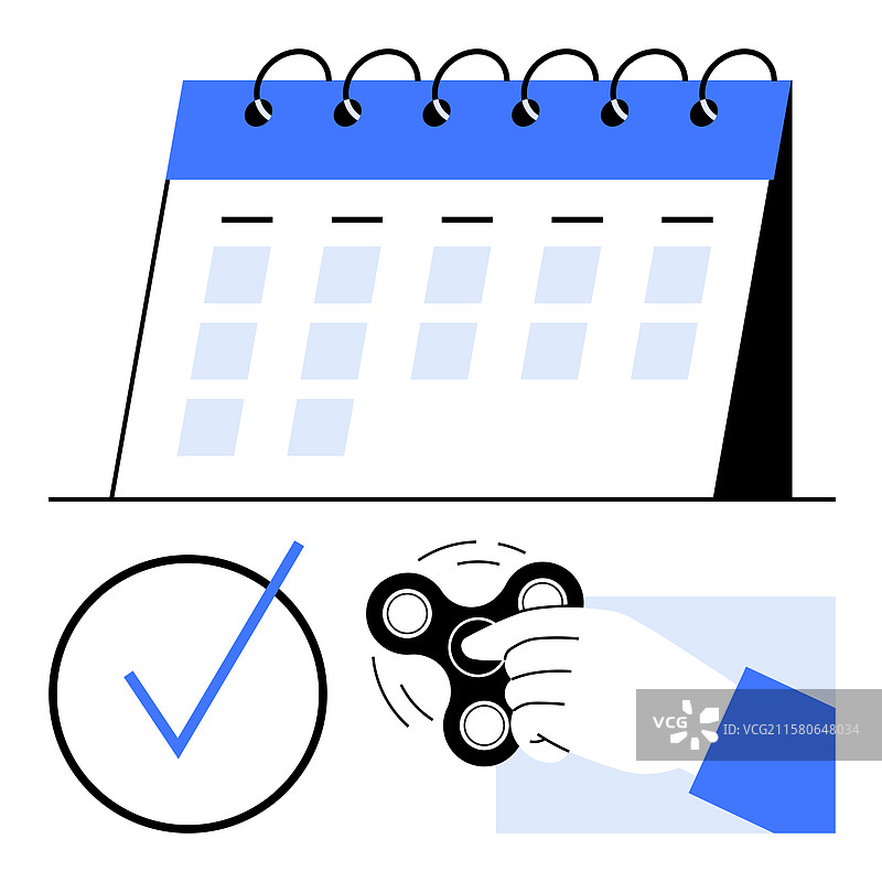 使用生产力工具进行日历规划和图片素材