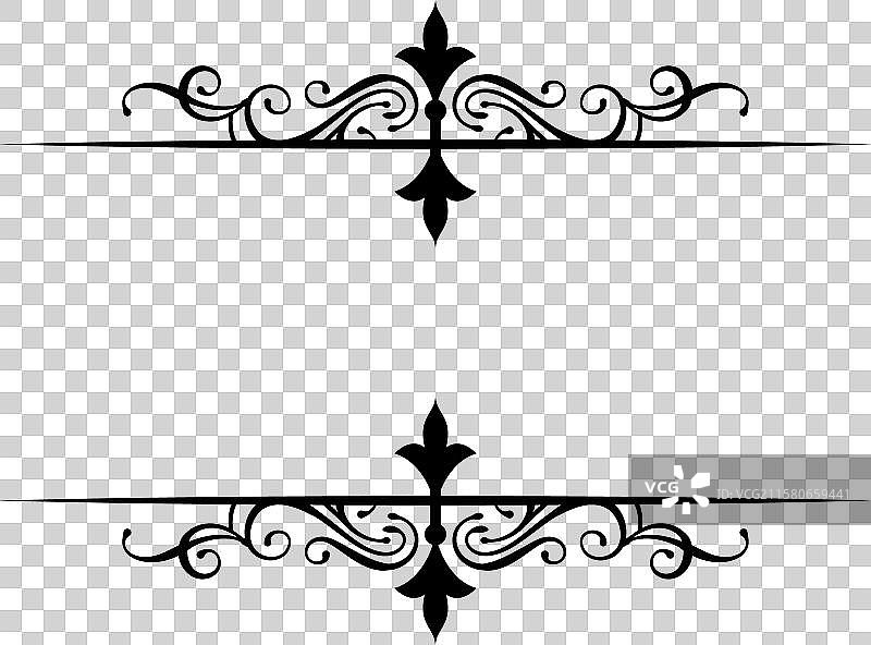 经典复古巴洛克维多利亚风格装饰框架图片素材