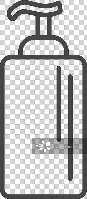 美容化妆品和护理瓶罐的图标图片素材