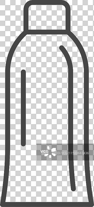 美容化妆品和护理瓶罐的图标图片素材