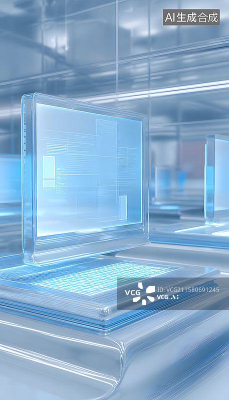 【AI数字艺术】数智屏台图片素材