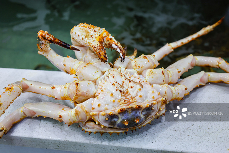 东北朝鲜族美食帝王蟹烤鸡架包饭烧烤锅包肉组图图片素材