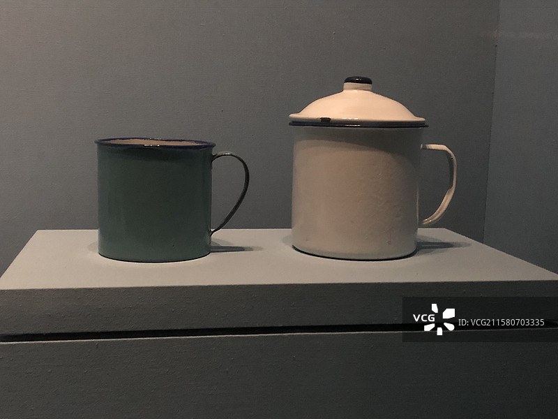 毛泽东使用过的杯子-湖南韶山毛泽东纪念馆图片素材