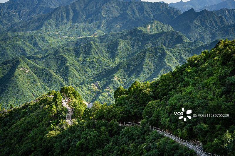 房山大西沟尖高山风光图片素材