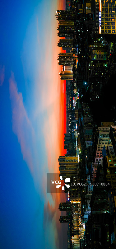 蓝调时分南宁市江南区图片素材