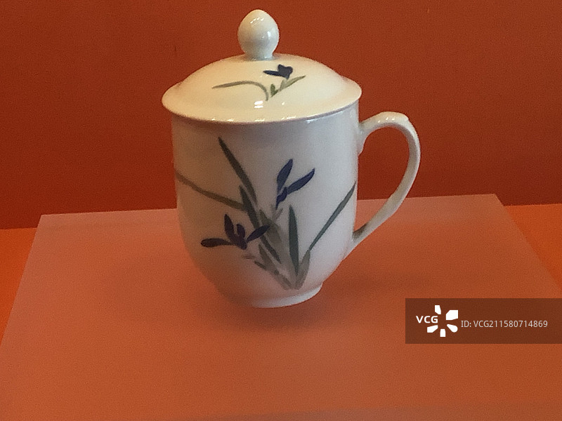 毛泽东使用的茶杯-湖南韶山毛泽东纪念馆图片素材