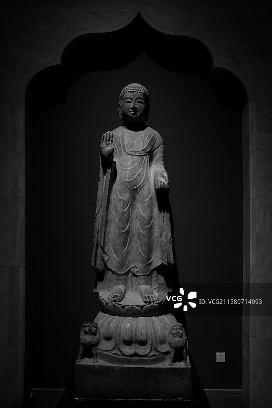 北周五佛图片素材