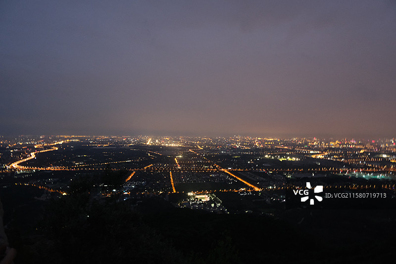 北京西山国家森林公园鬼笑石-北京夜景自然风光图片素材