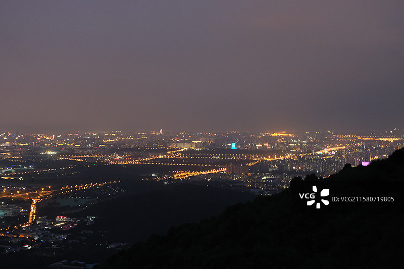 北京西山国家森林公园鬼笑石-北京夜景自然风光图片素材