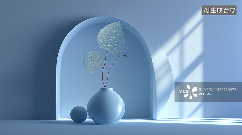 【AI数字艺术】北欧极简室内场景图片素材