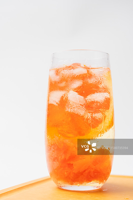 西柚水果茶图片素材