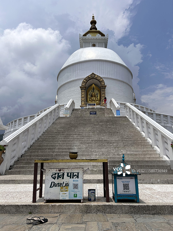 莫比尔博卡拉世界和平塔白塔图片素材