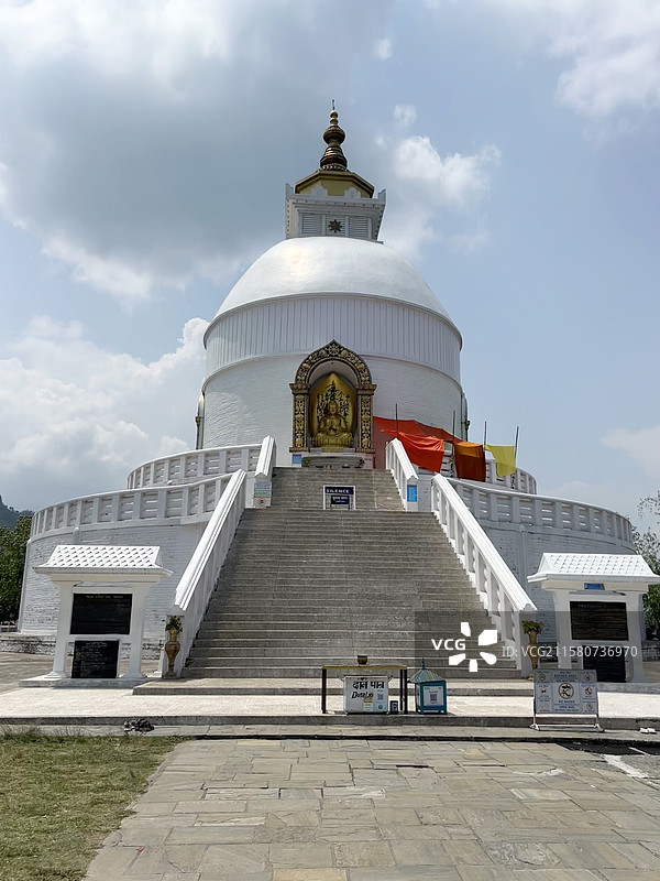 莫比尔博卡拉世界和平塔白塔图片素材