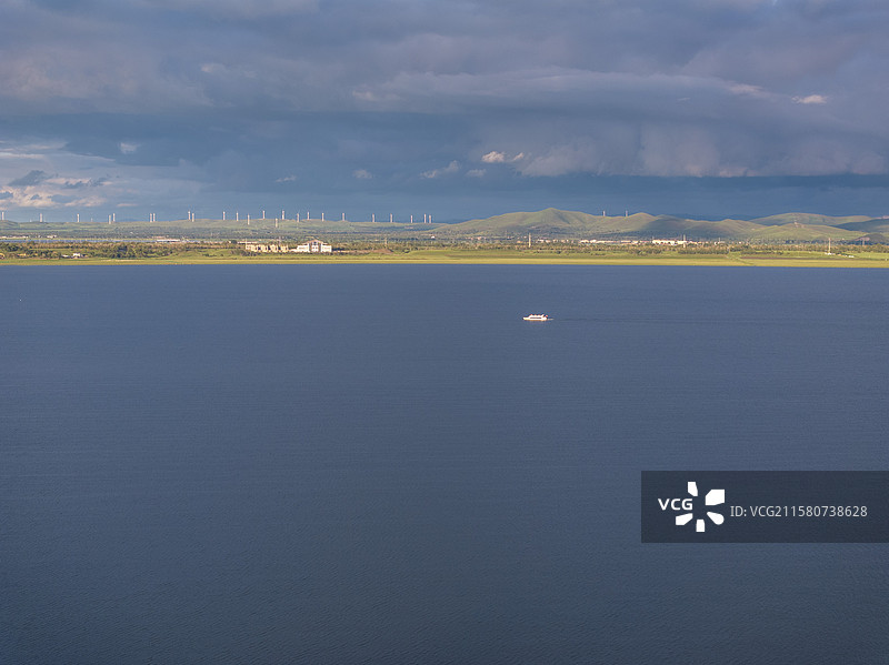 中国河北省沽源天鹅湖夏季风光图片素材