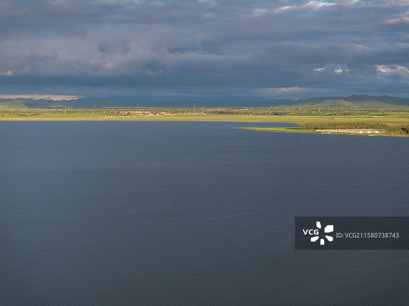 中国河北省沽源天鹅湖夏季风光图片素材
