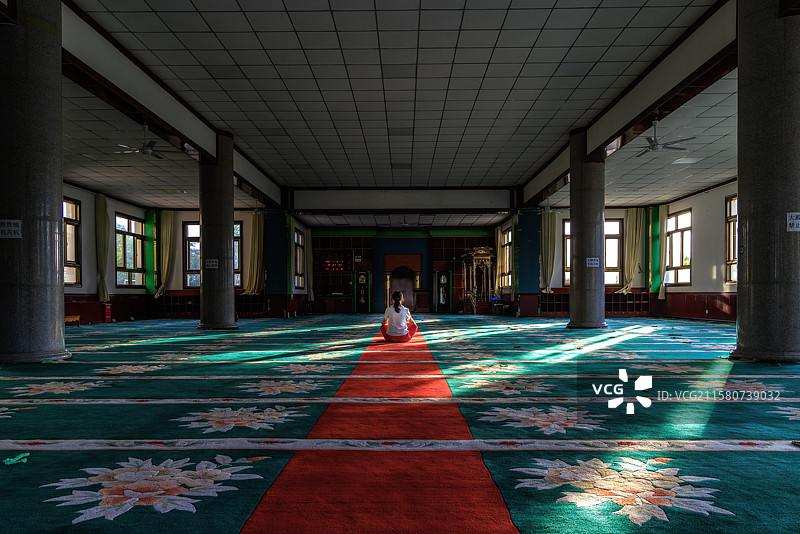 宁夏西吉县三单家集之静思有我图片素材