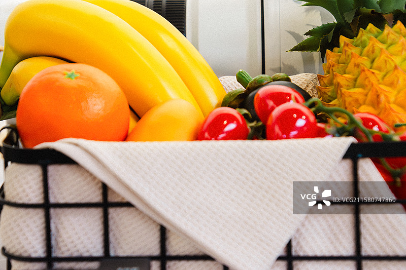 一筐水果图片素材