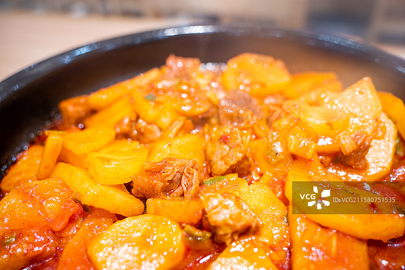 浓油赤酱的东北炖菜图片素材