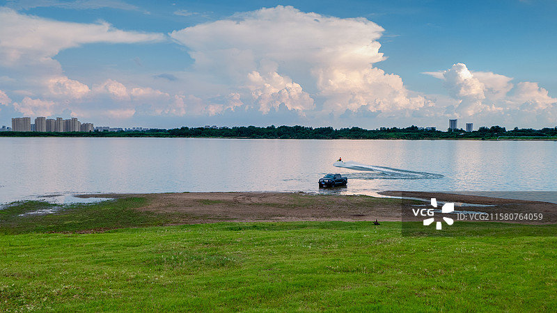 安徽六安：淠河风光图片素材