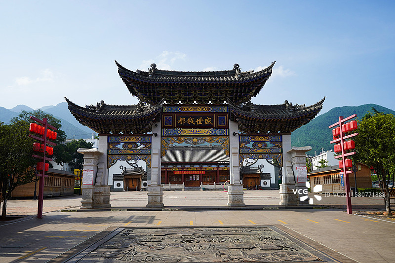 云南曲靖市会泽县会泽古城图片素材