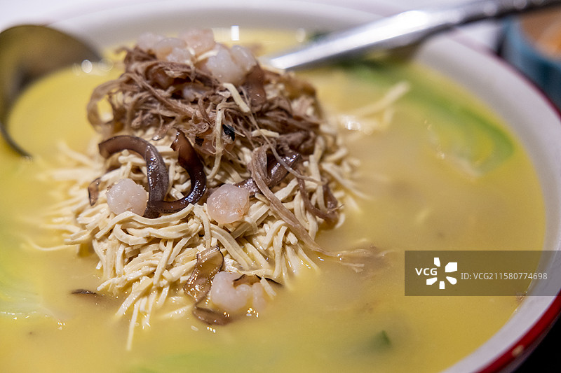 淮扬菜大煮干丝图片素材