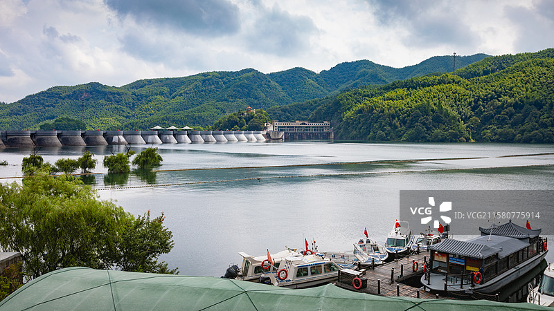 佛子岭水库风光图片素材