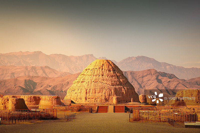 西夏王陵图片素材