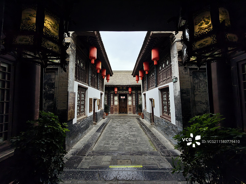 西安回民街高家大院图片素材