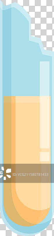 破损的试管内含有化学物质图片素材