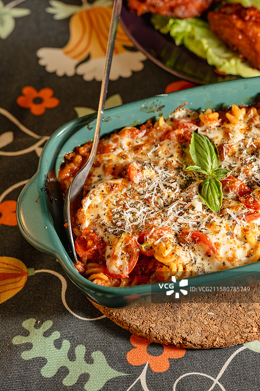 美味的烤意面图片素材