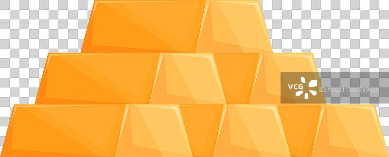 一堆金条象征着财富和图片素材